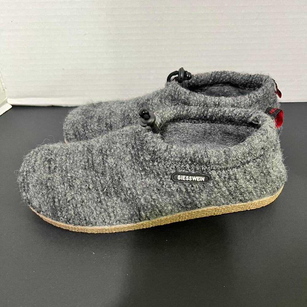 Giesswein vent slipper grey wool